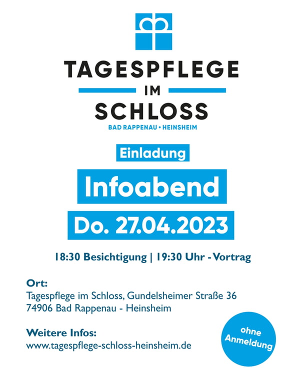 Infoabend Tagespflege