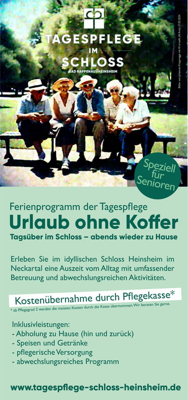 Urlaub ohne Koffer Flyer