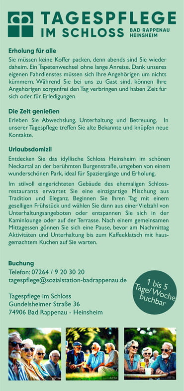 Urlaub ohne Koffer Flyer